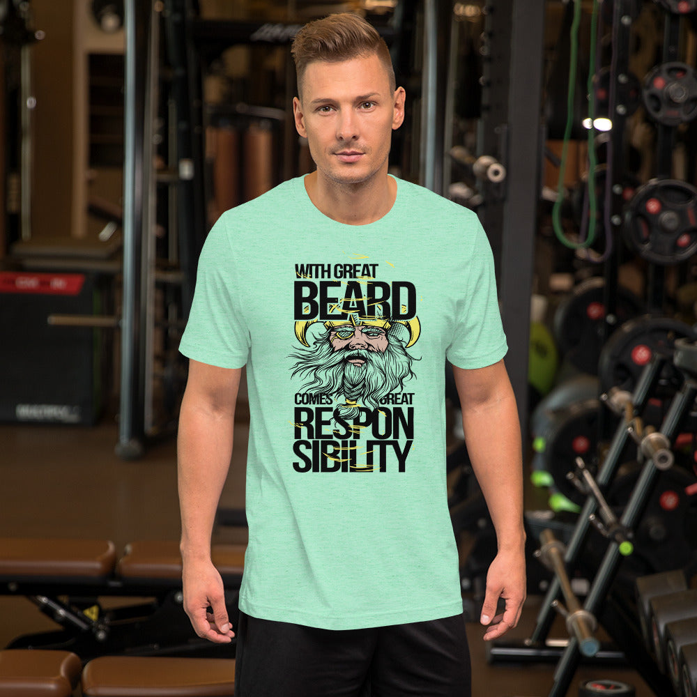 Beard Short-Sleeve Unisex T-Shirt
