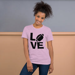 Love Football Short-Sleeve Women T-Shirt