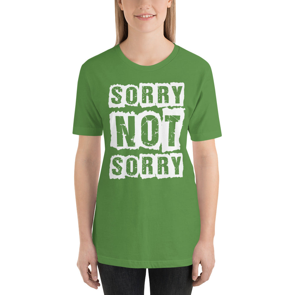 Sorry Not Sorry Short-Sleeve Women T-Shirt
