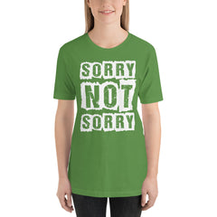 Sorry Not Sorry Short-Sleeve Women T-Shirt