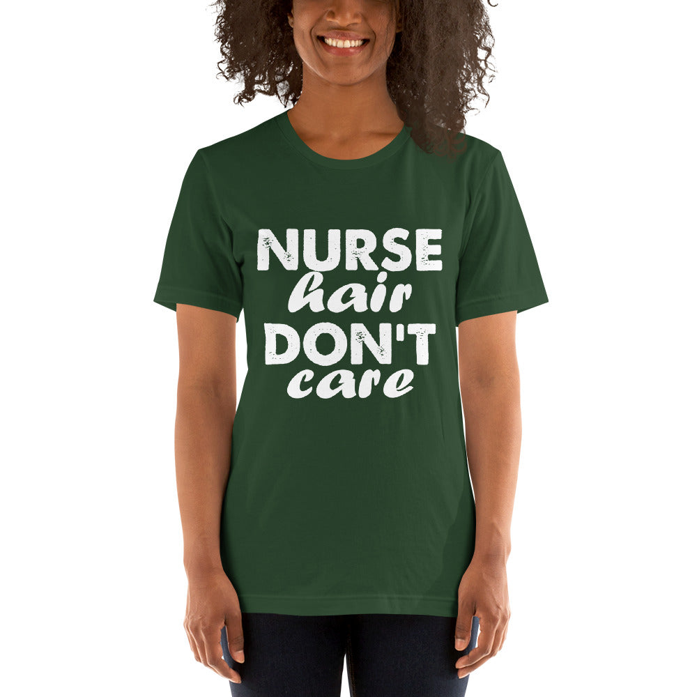 Nurse Hair Don't Care Short-Sleeve Women T-Shirt