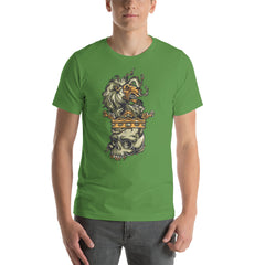Lion Skull Head Short-Sleeve Unisex T-Shirt