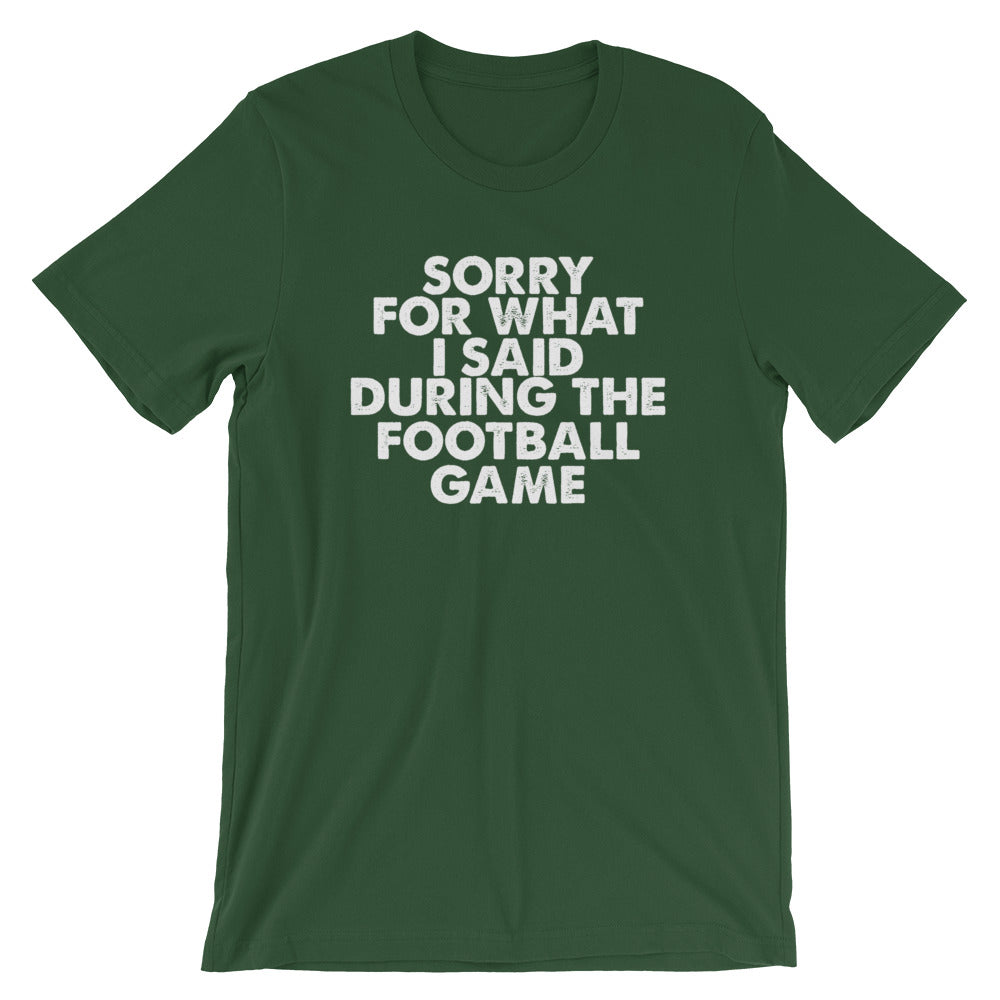 Football Sorry Short-Sleeve Unisex T-Shirt