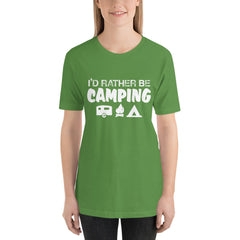 I'd Rather Be Camping Short-Sleeve Women T-Shirt