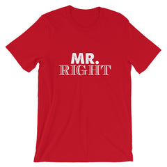 Mr. Right Short-Sleeve Women T-Shirt