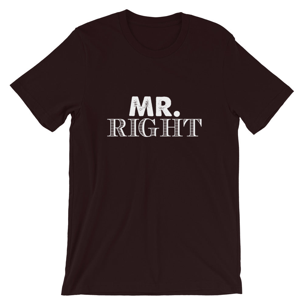 Mr. Right Short-Sleeve Women T-Shirt