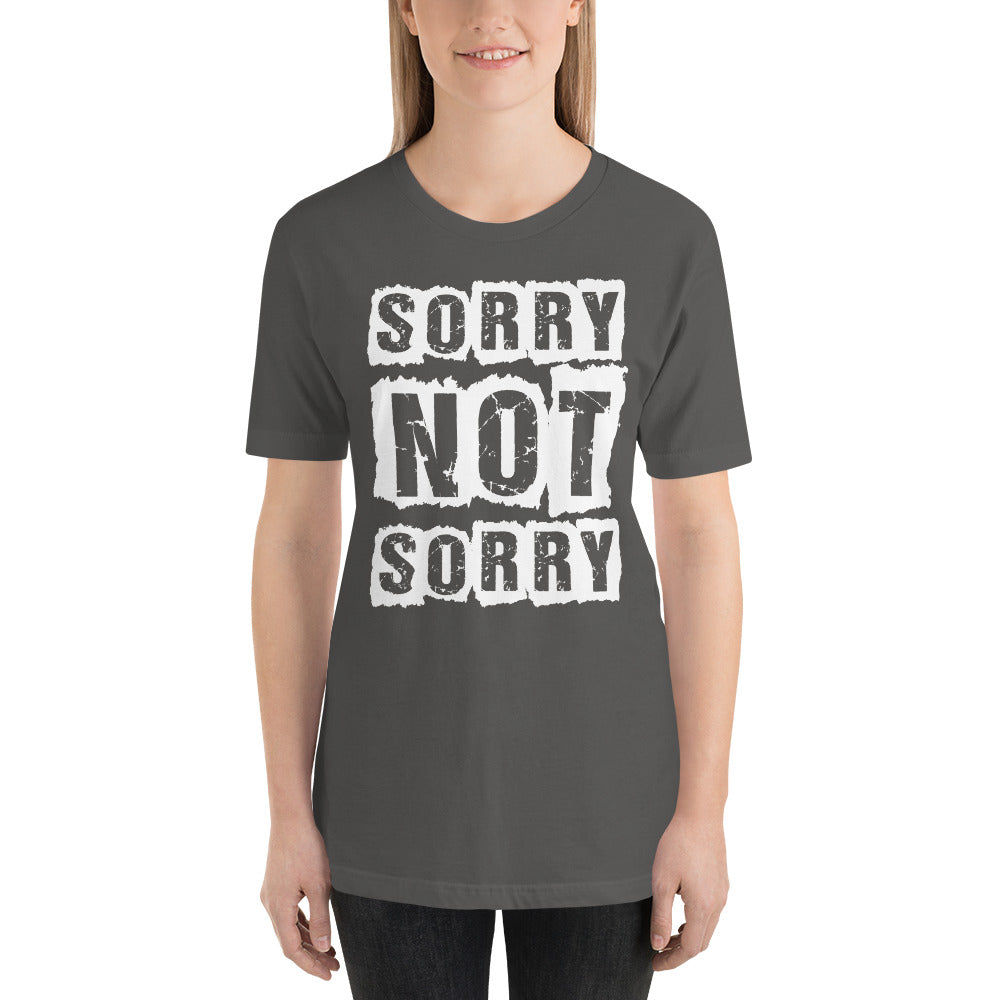 Sorry Not Sorry Short-Sleeve Women T-Shirt