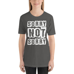 Sorry Not Sorry Short-Sleeve Women T-Shirt