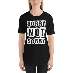 Sorry Not Sorry Short-Sleeve Women T-Shirt