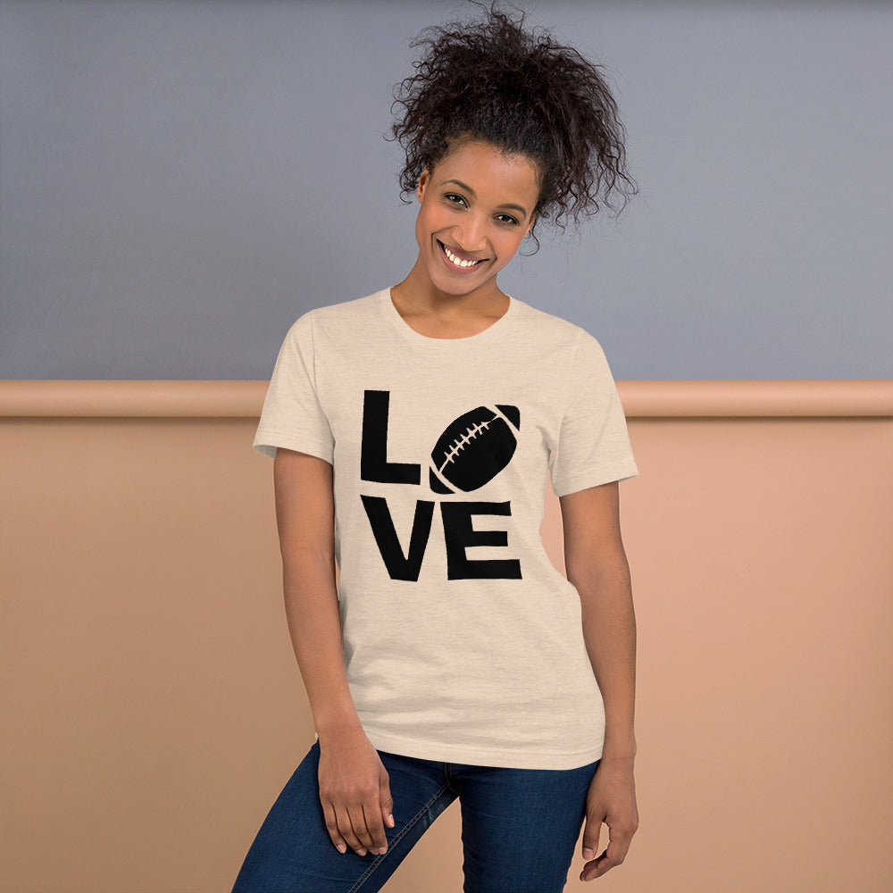 Love Football Short-Sleeve Women T-Shirt