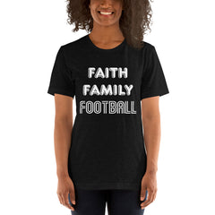 Faith Family Football Short-Sleeve Women T-Shirt