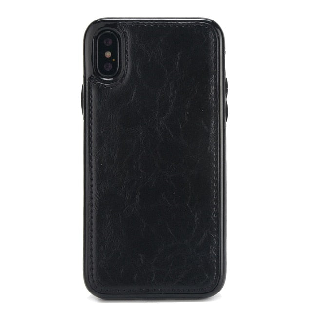 Retro Leather iPhone Case