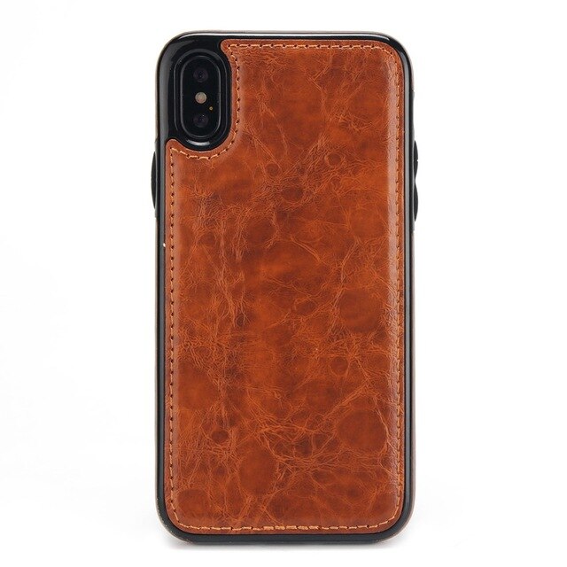 Retro Leather iPhone Case