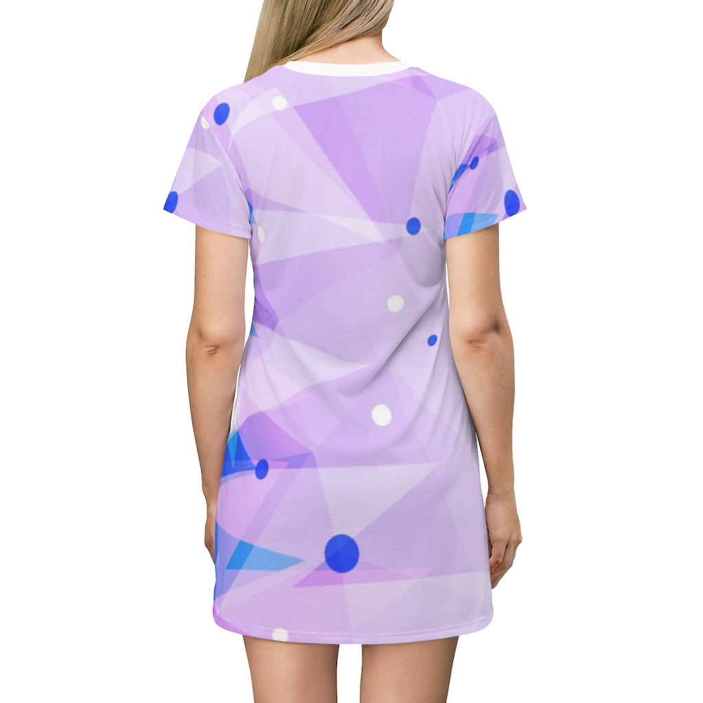 Glass Geometric T-Shirt Dress