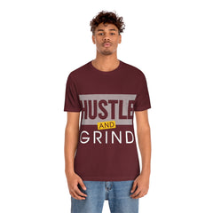 Hustle And Grind Unisex Jersey Short Sleeve Tee