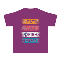 Fishing Repeat Youth Midweight Tee