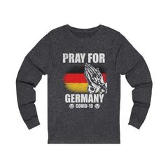 Pray For Germany Unisex Jersey Long Sleeve Tee