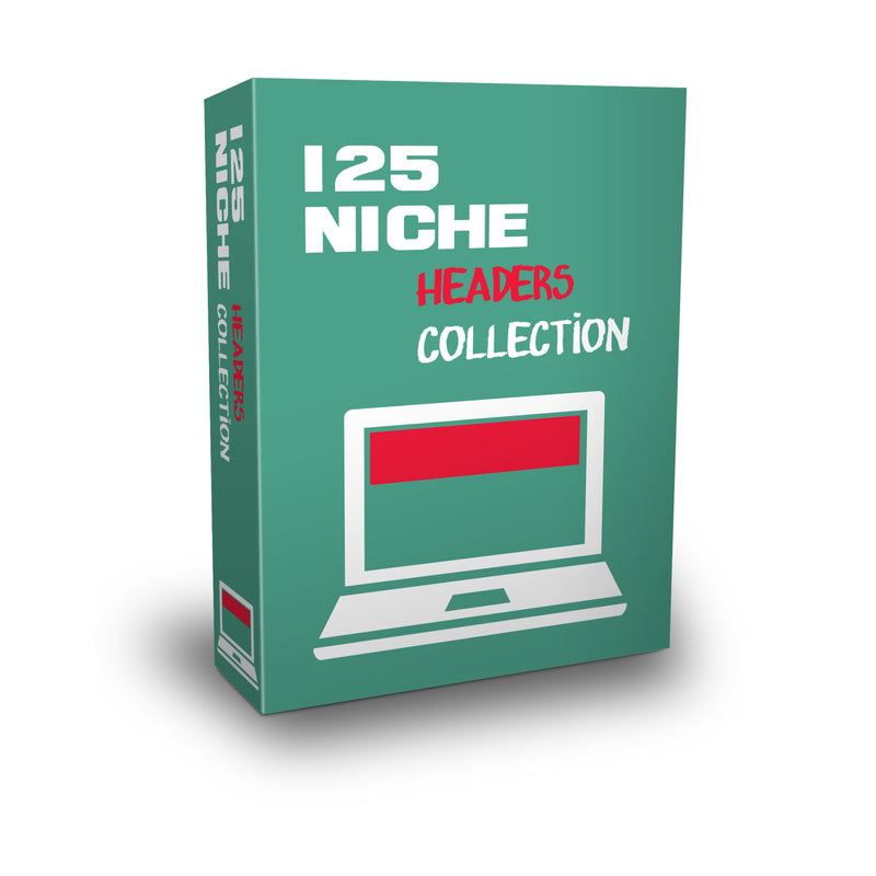 125 Niche Headers Collection Ebook