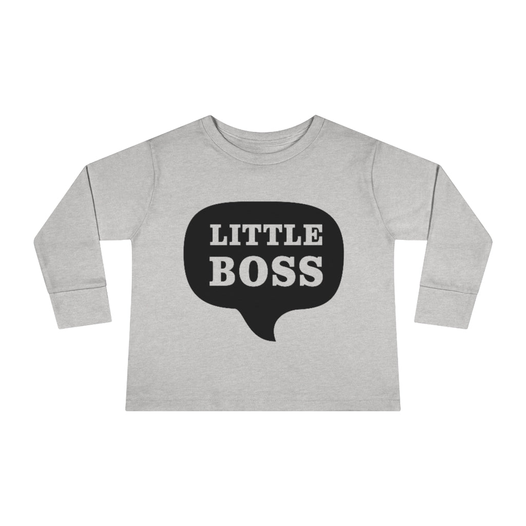 Little Boss Toddler Long Sleeve Tee
