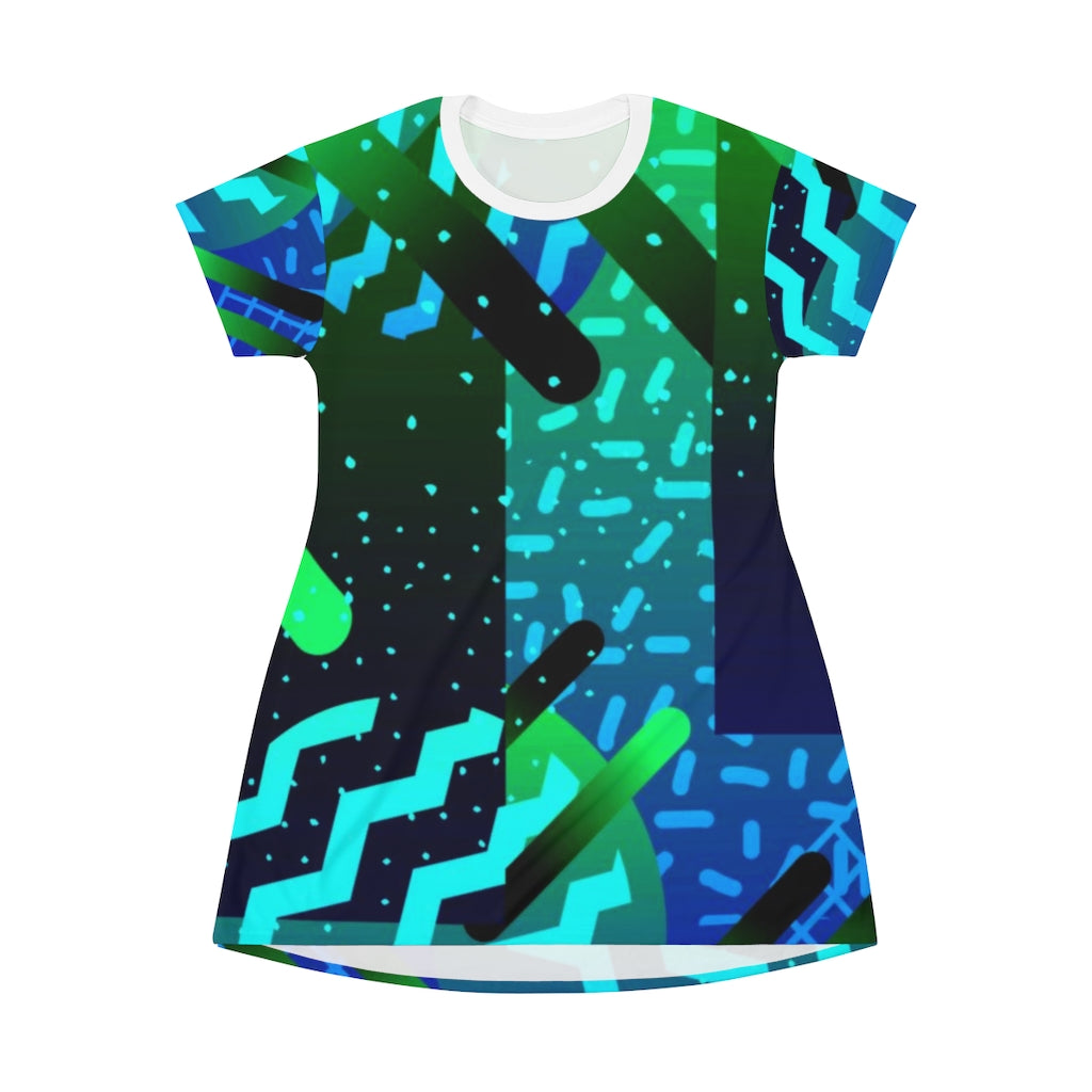 Sprinkles Geometric T-Shirt Dress