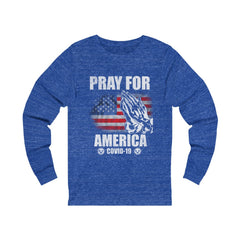 Pray For America Unisex Jersey Long Sleeve Tee