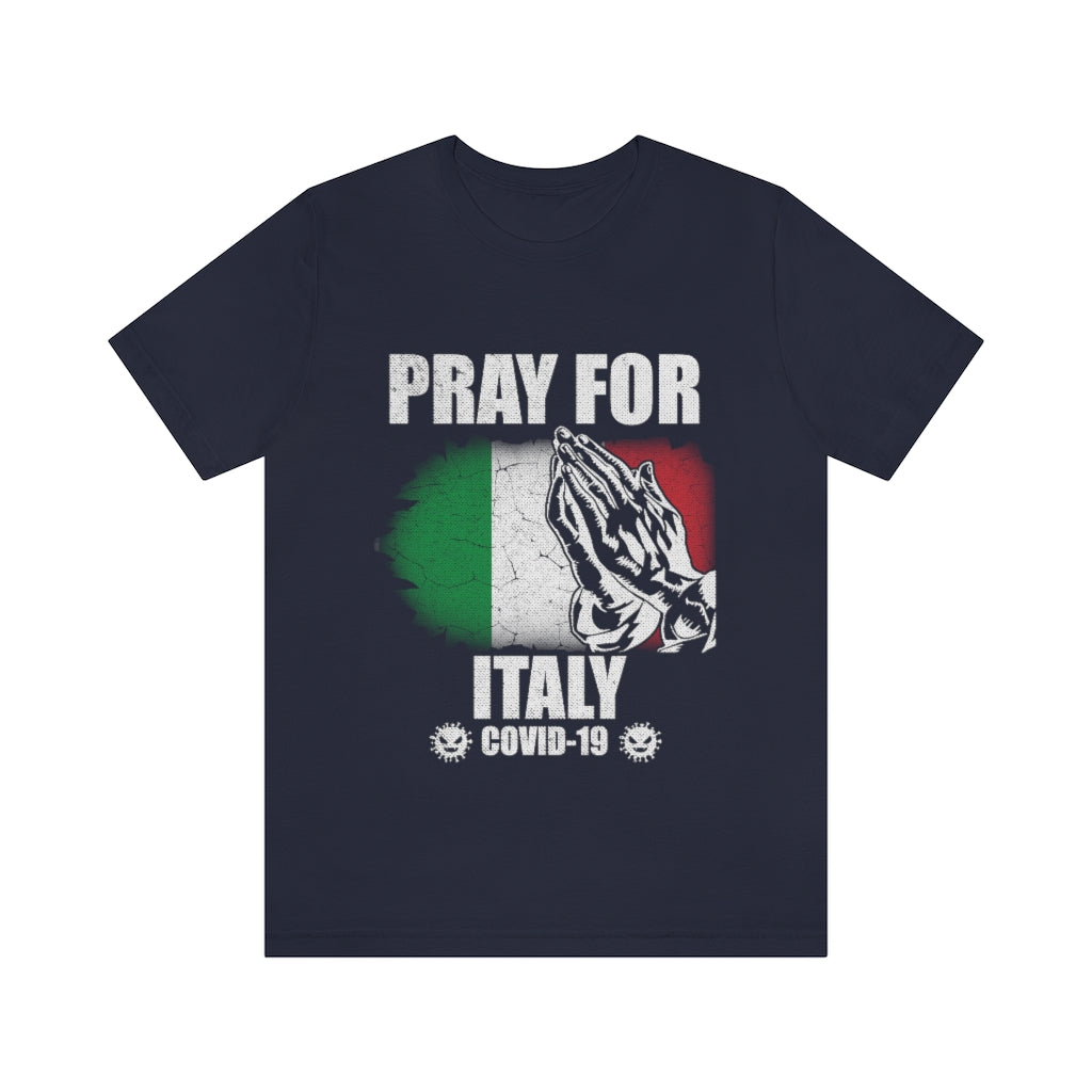 Pray For Italy Unisex Jersey Short Sleeve Tee