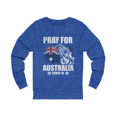 Pray For Australia Unisex Jersey Long Sleeve Tee