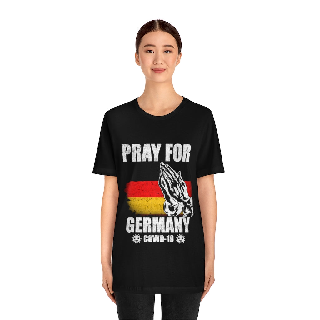 Pray For Germany Unisex Jersey Short Sleeve Tee