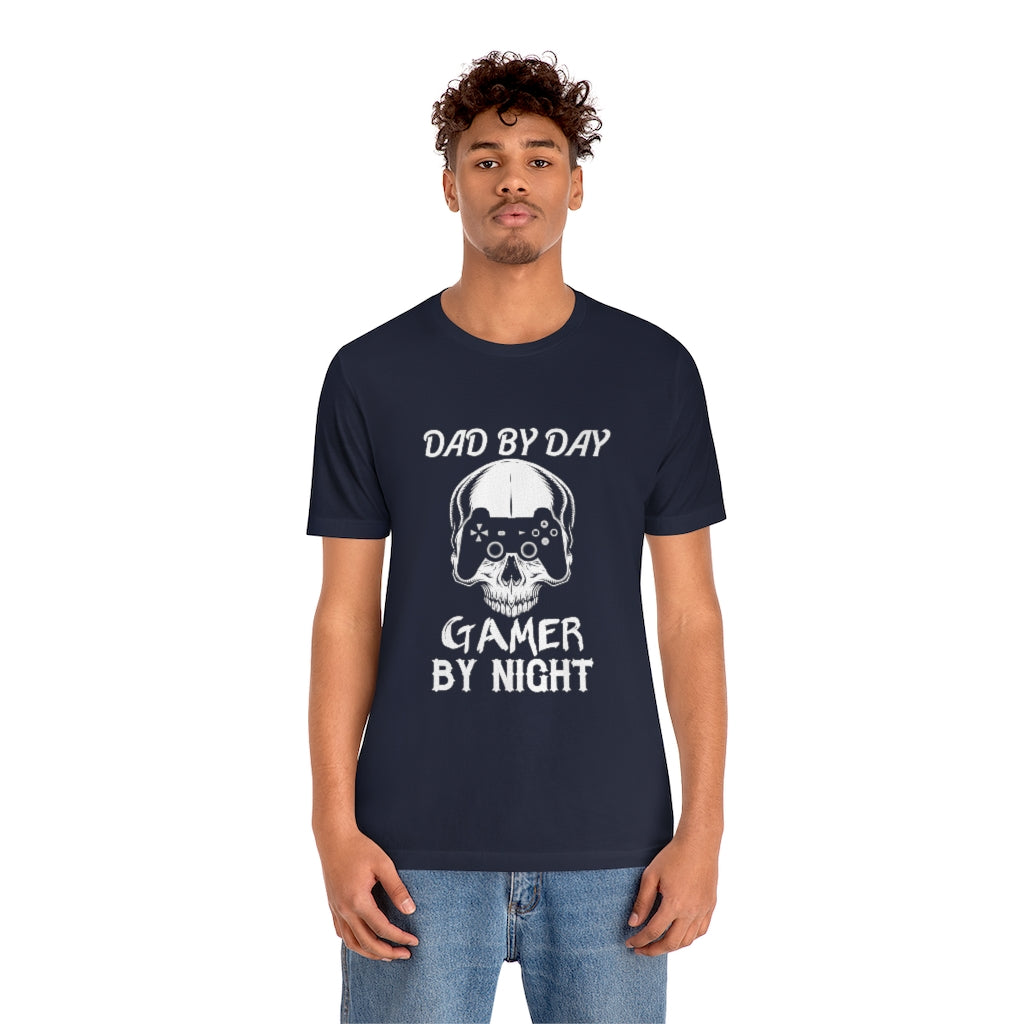 Gamer By Night Unisex Jersey Short Sleeve Tee