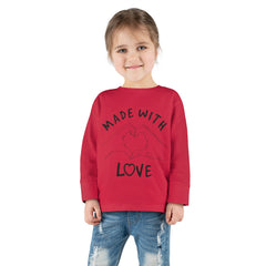 Made With Love Toddler Long Sleeve Tee