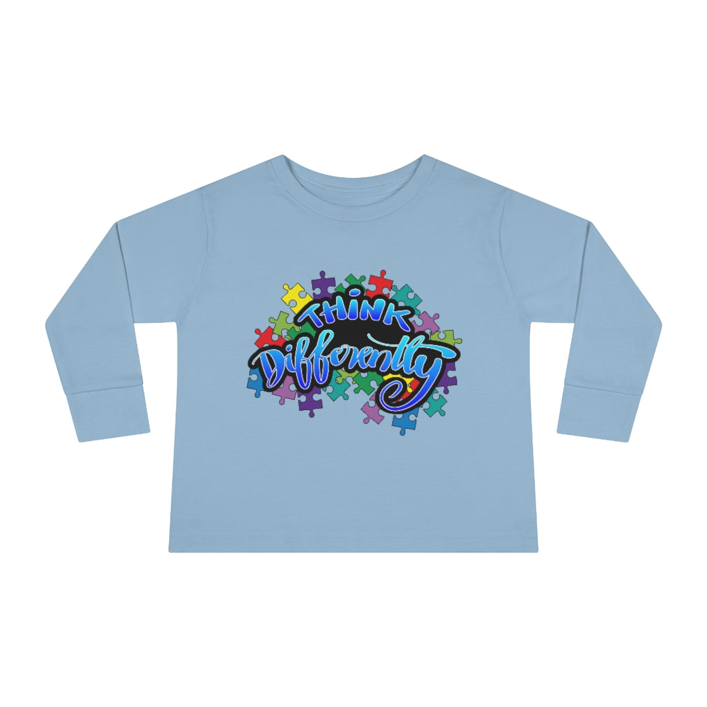 Think Differently Toddler Long Sleeve Tee