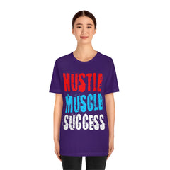 Hustle Muscle Unisex Jersey Short Sleeve Tee