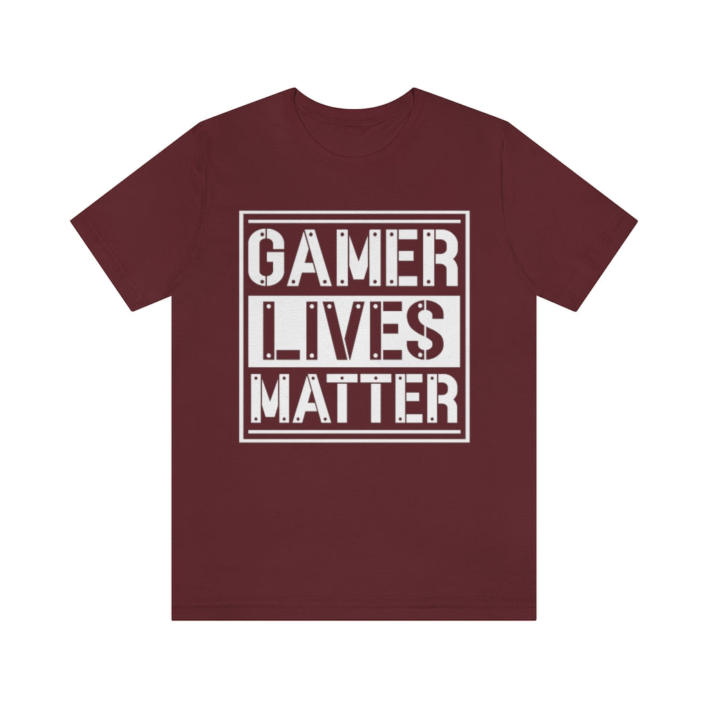 Gamer Lives Matter Unisex Jersey Short Sleeve Tee