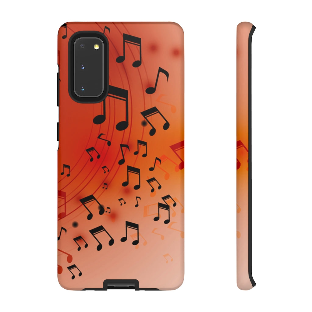 Curving Notes Music Samsung Galaxy Tough Cases