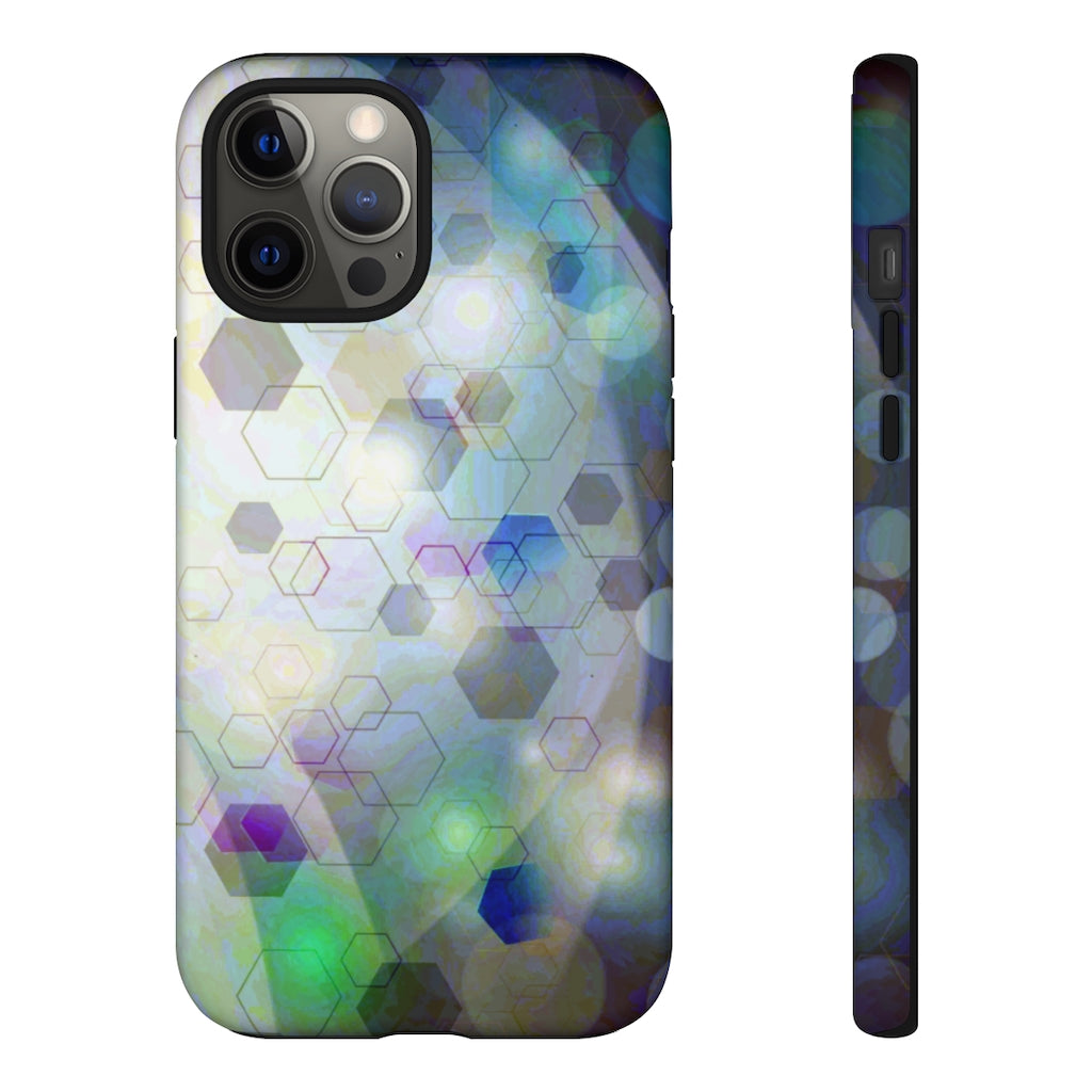 Hexagon Flash Geometric iPhone Tough Cases