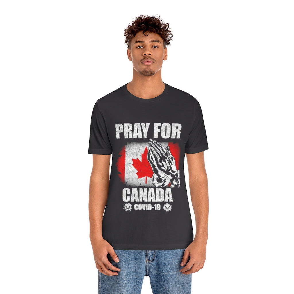 Pray For Canada Unisex Jersey Short Sleeve Tee