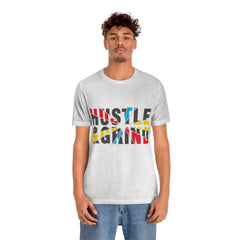 Hustle And Grind Unisex Jersey Short Sleeve Tee