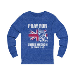 Pray For United Kingdom Unisex Jersey Long Sleeve Tee