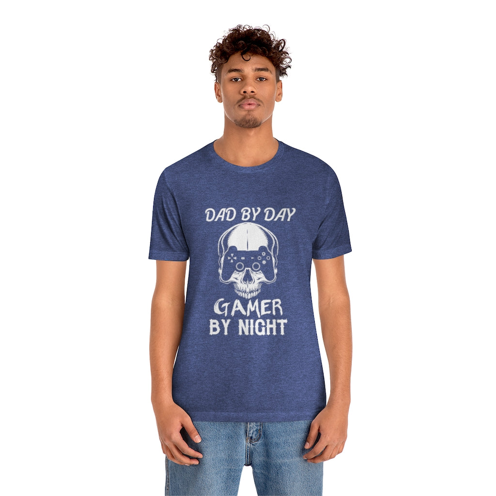 Gamer By Night Unisex Jersey Short Sleeve Tee