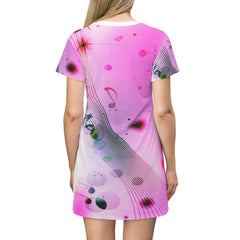 Psychedelic  Music T-Shirt Dress