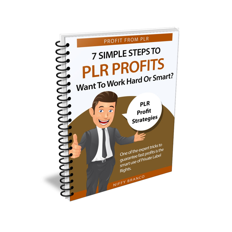 7 Simple Steps To PLR Profits Want Work Hard Or Smart Ebook