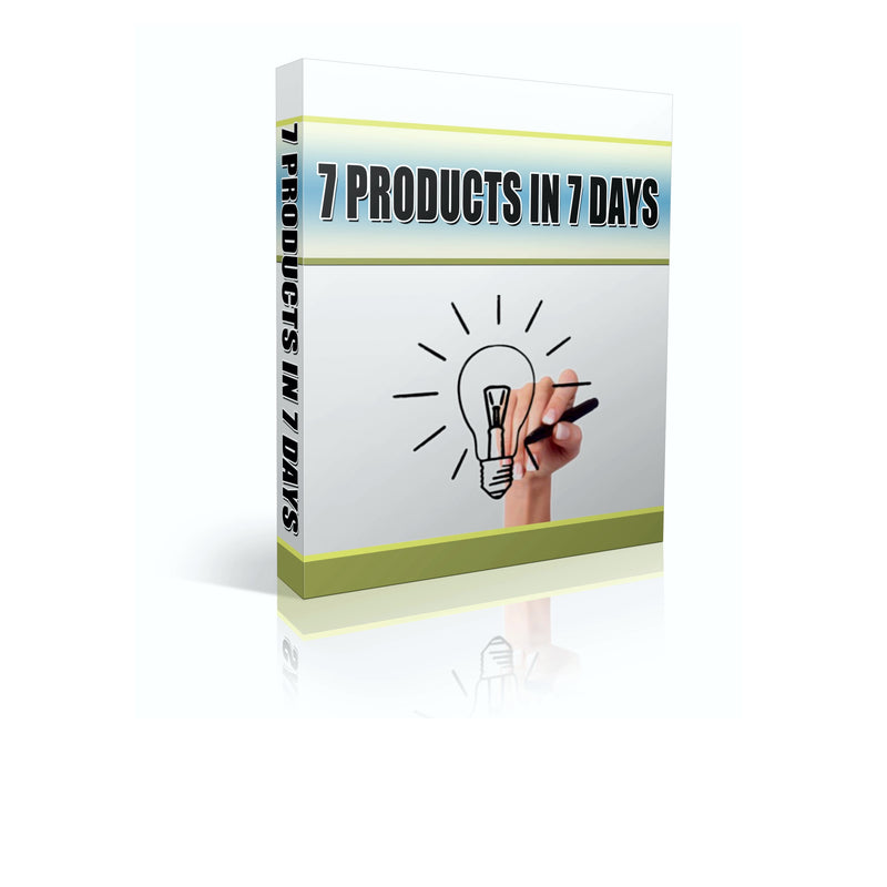 7 Products In 7 Days Ebook