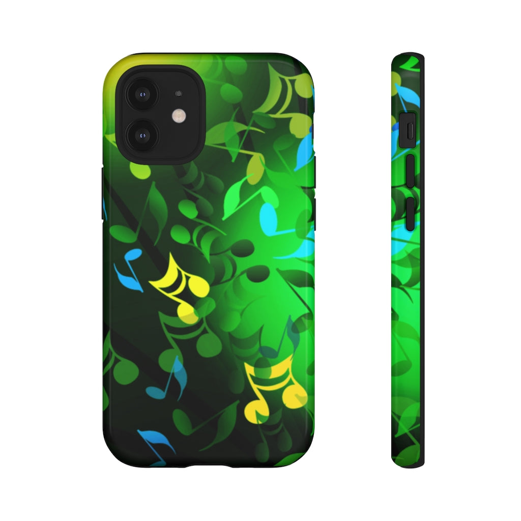Scattered Notes Music iPhone Tough Cases