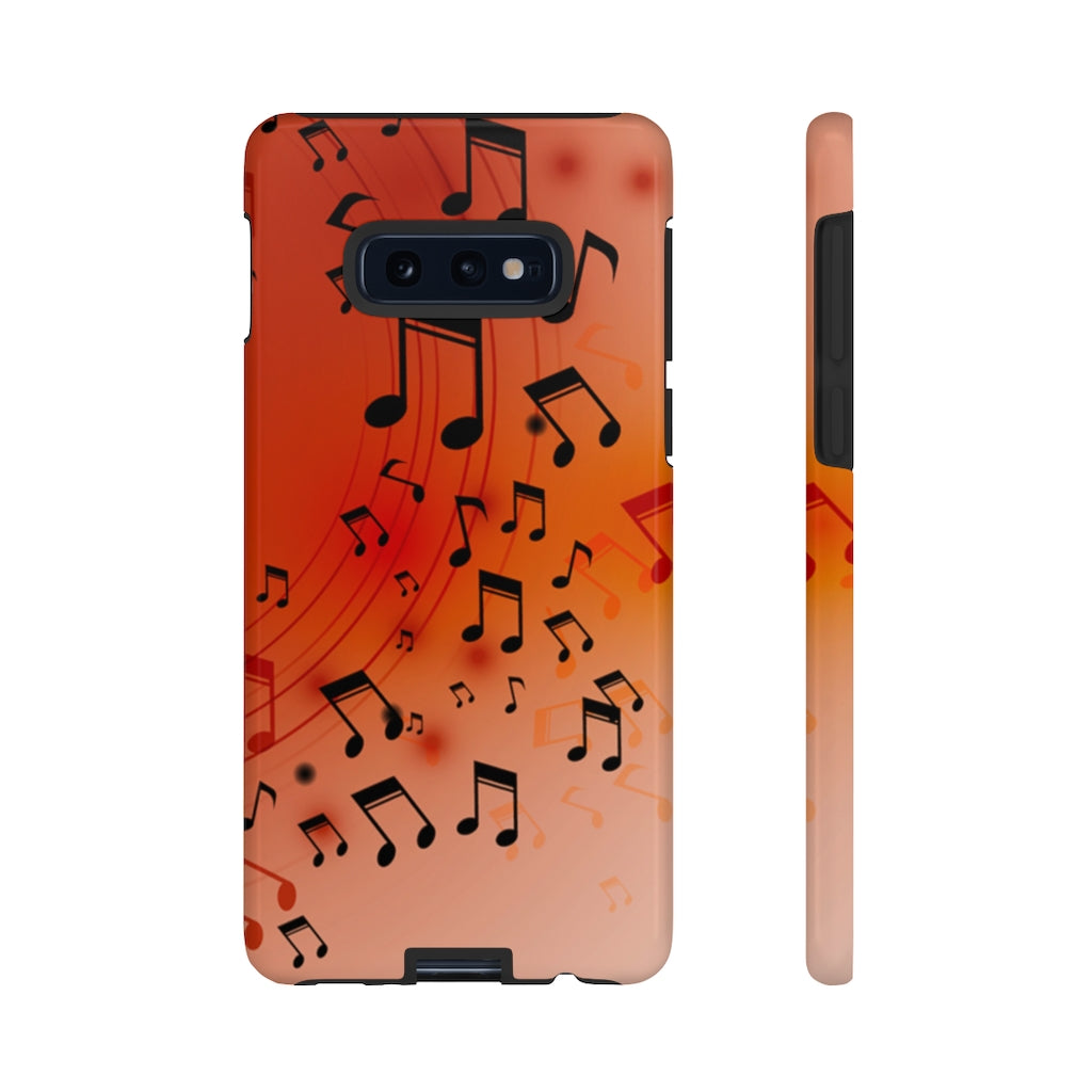 Curving Notes Music Samsung Galaxy Tough Cases