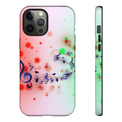 Purple Notes Music iPhone Tough Cases