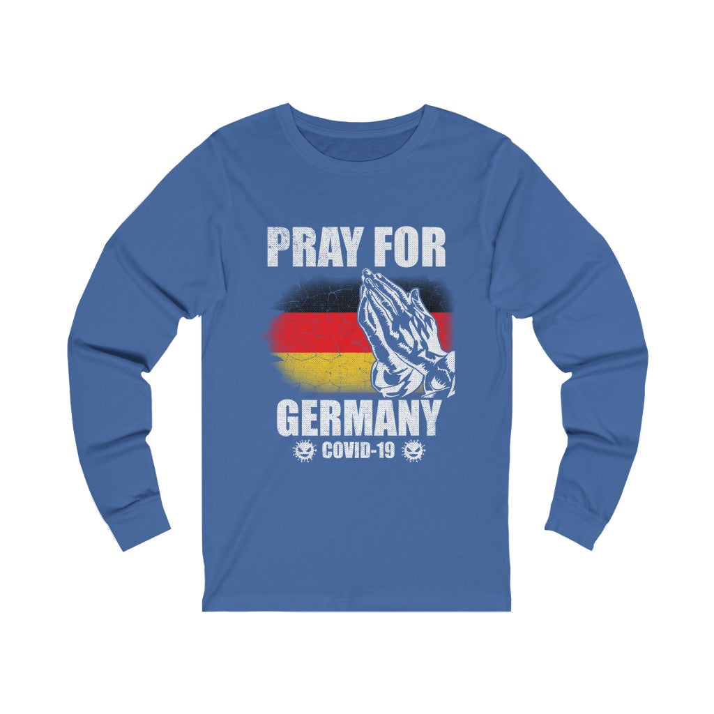 Pray For Germany Unisex Jersey Long Sleeve Tee