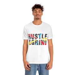 Hustle And Grind Unisex Jersey Short Sleeve Tee