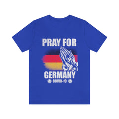 Pray For Germany Unisex Jersey Short Sleeve Tee