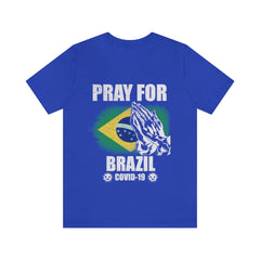 Pray For Brazil Unisex Jersey Short Sleeve Tee
