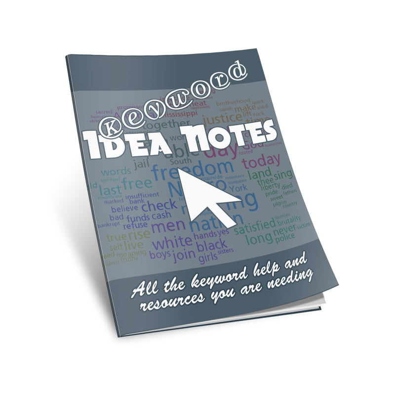 Keyword Idea Notes Ebook